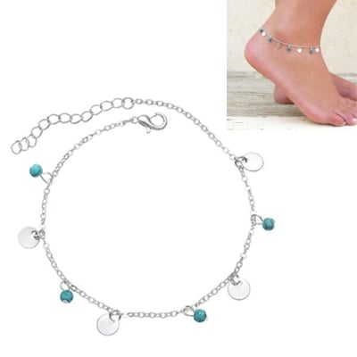 Picture of Hot Selling Foot Decoration Payel Set B1 Temple Exhibition Autumn Retro Chain Anklet All-Match Pendant Beach Nupur Jewelry Accessories Birthday Wedding Engagement Bridal Party Ideal Gift for Female MultiColor