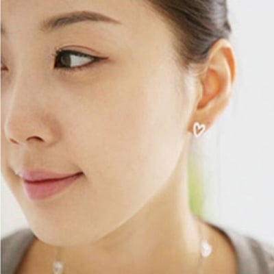 Picture of 1 Pair Popular Love Queen Heart-Shaped Earrings 24K Gold Water Drop Set- P1 Hollow Tassel Eardrop Versatile Personality Autumn Retro Kaner Dul Hot Selling Jewelry Birthday Wedding Engagement Bridal Party Ideal Gift for Women Gold Color