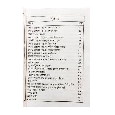 Picture of 2 Pieces Books Biography of Hazrat Ma Fatima (RA) and 99 Names of Allah (Ticket Size) Daughter of the Prophet Muhammad (PBUH) Educational Religious Jiboni Boi Ideal Gift Combo Item