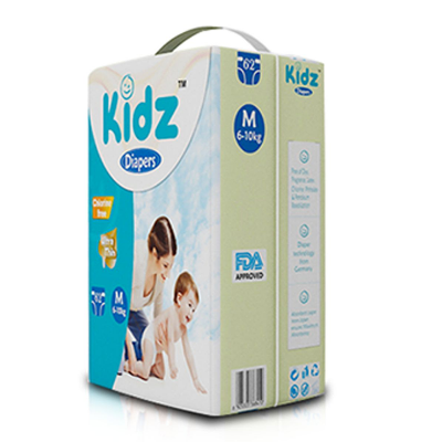 Picture of Kidz Baby Diaper Belt System Medium (5-10 Kg) 62 Pcs