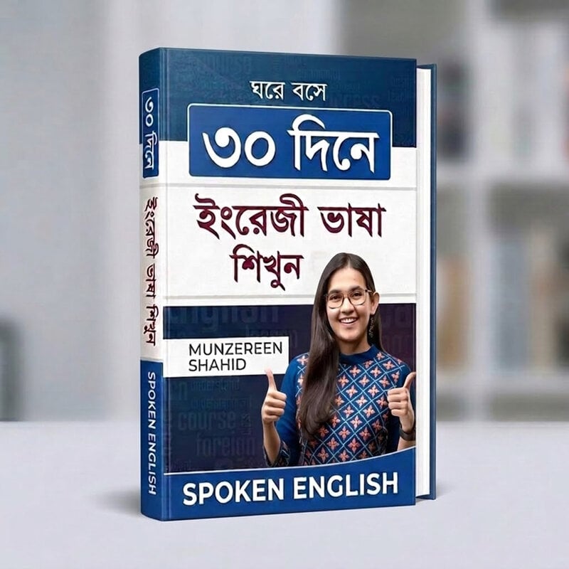 Picture of Home Study Spoken English Learning Book Thirty Day Practical Communication Development Guide Complete A-to-Z Language Practice Educational Resource Beginner Friendly Training Manual For Students Job Seekers Self Improvement Readers