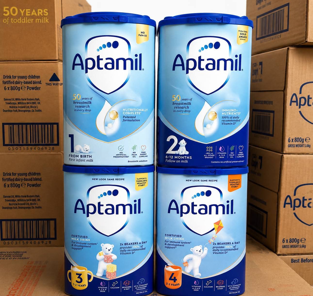 Picture of Aptamil 1 First Infant Milk 0-6 Months - 800g (UK)