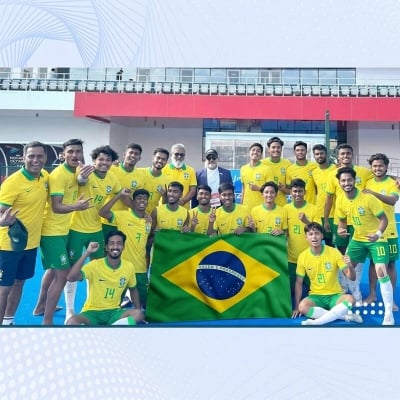 Picture of Brazil Flag For Football World Cup Premium Fabric High Quality Print National Flag Of Brasil For Home Roof Car Balcony Wall Decoration Item Football Tournament Celebration Supporter Accessories Matches Cheer Up