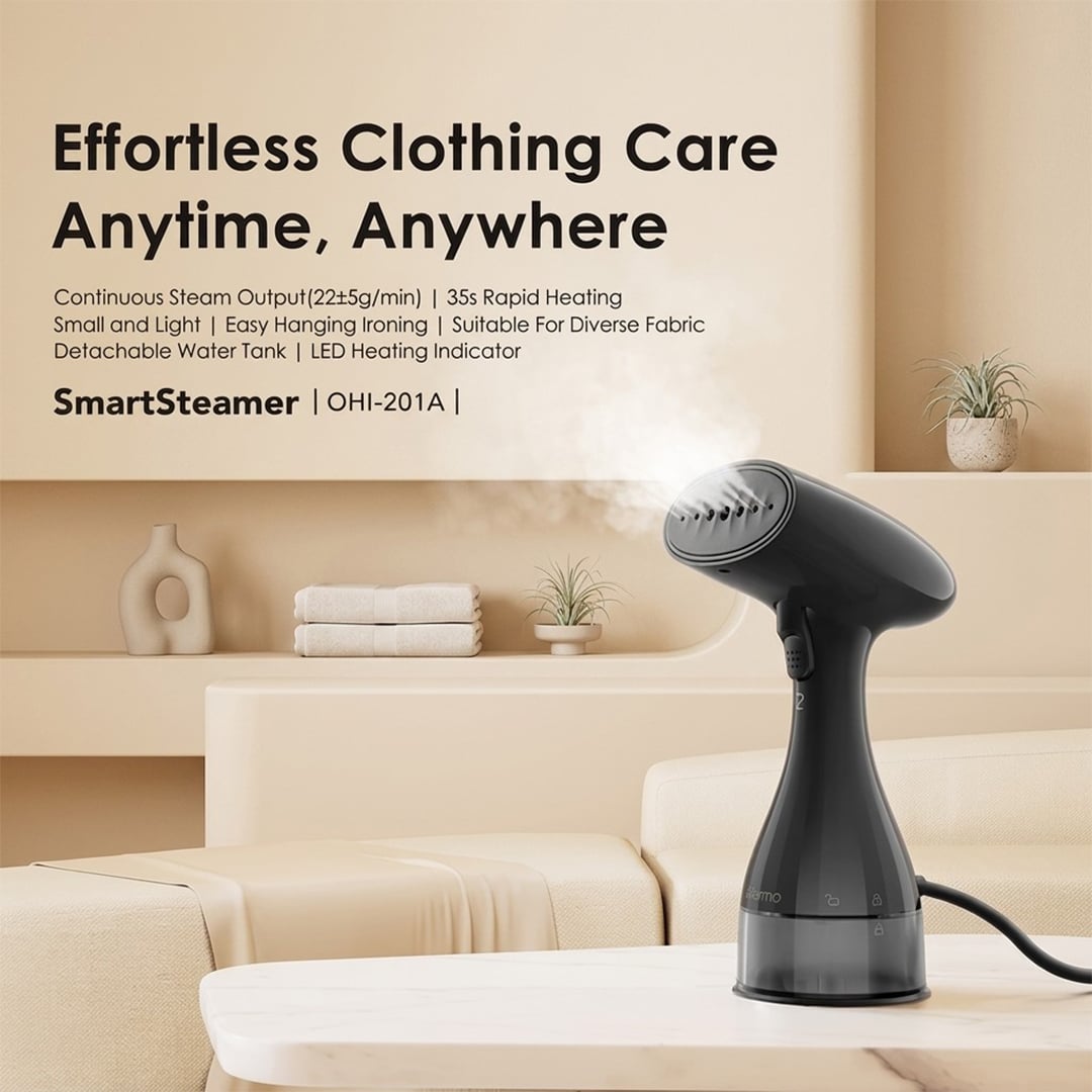 Picture of Oraimo Portable Smart Handheld Garment Steam Iron (OHI-201A)