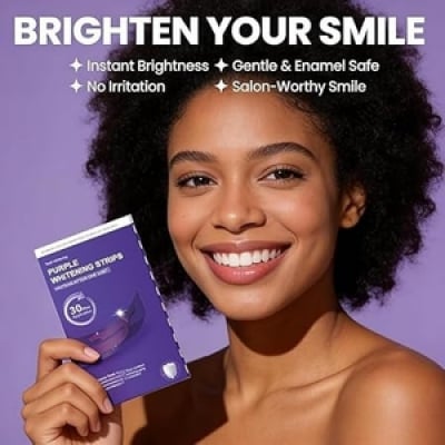 Picture of V34 Colour Corrector Teeth Whitening Strips (7 Applications)