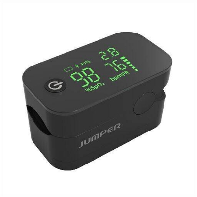 Picture of Jumper Fingertip Pulse Oximeter JPD 500-G (LED VERSION) Fingertip Pulse Oximeter (CE & FDA Approved)-Multicolor