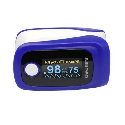 Picture of JUMPER JPD-500E OLED Fingertip Pulse Oximeter  (CE & FDA Approved) Low-voltage indication, Pulse sound, Alarm function