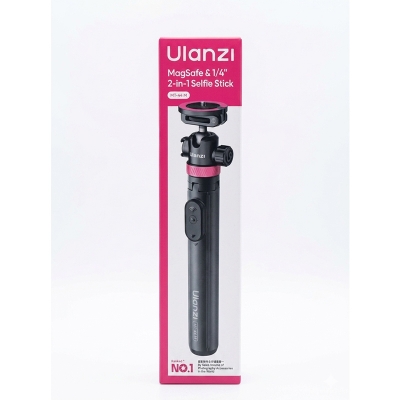 Picture of Ulanzi MT-44M 2-in-1 Magnetic & 1/4" Selfie Stick Tripod  Extended Height 149 cm / 58.66 in Black-Black