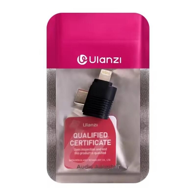 Picture of Ulanzi  OTG Converter for Microphone –Type-C  to Lightning Adapter for iPhone-Black