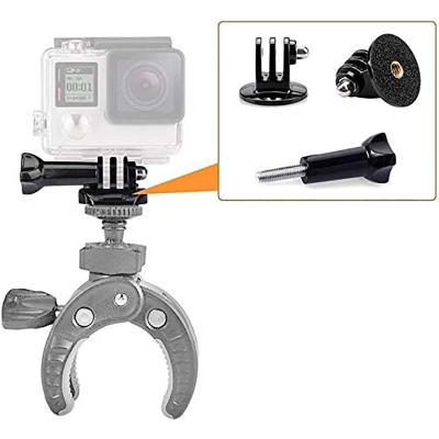 Picture of Tripod Mount Adapter for GoPro Hero 6, 5, 4, 3+, 3, 2, 1 Cameras-Black