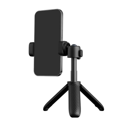 Picture of ULANZI MT88 Small Camera Tripod, Mini 3-in-1 Selfie Stick w Backpack Mount Shoulder Strap, 3-Sect Adjustable Tabletop Handheld Tripod Holder f Action Camera, DJI Pocket3, Xtra Muse, Insta 360 X5-Black