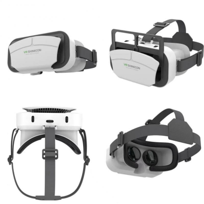 Picture of G12 VR Glasses 4.5 to 7 .0 inch 3D Virtual Reality Gaming Glasses Headset Helmet Goggles Lenses Smart For IOS Android Smartphone-White