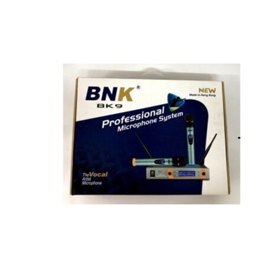 Picture of Professional BNK BK-9 Dual Channel UHF Wireless Handheld Microphone Set Public Address Microphone-2 Handheld