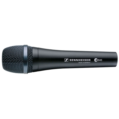 Picture of Sennheiser  e 945 is a super-cardioid lead vocal stage microphone specially designed to perform under pressure