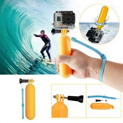 Picture of Go pro hero 8 7 5 কালো h9 sjcam sj5000 sj7 sj6 yi 4k go pro আনুষাঙ্গিকের জন্য gopro ফ্লোট ববার হ্যান্ড গ্রিপ মাউন্টের জন্য শুট-Yellow