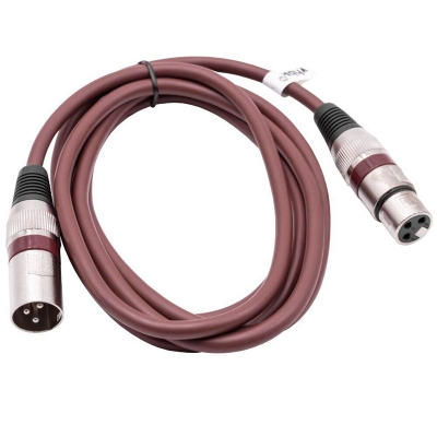 Picture of XLR Cable Microphone XLR Male to Female Extension Cable 1.5M XLR Jack Extender Cord for PA System Studio Recorder Amplifier Mixer Speaker System-Black