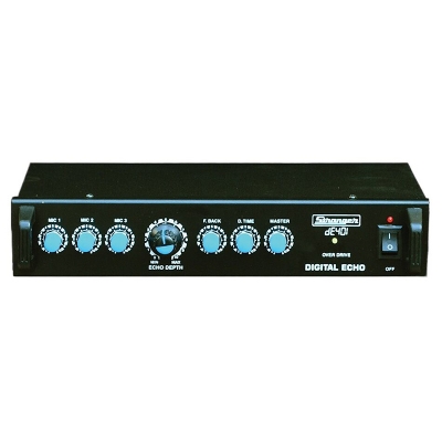 Picture of Stranger Digital Echo DE401 Mixer Pre-amplifier for Echo, Reverb, Chorus, Effects 1Pcs Black-Black
