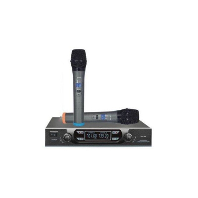 Picture of Omax Max DH 769 Wireless Microphone With 2 Mic Black-Black