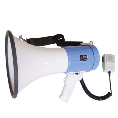 Picture of Er-66 MP3 USB Portable Wireless Megaphone Speaker Megaphone Loudspeaker Horn USB with Recording-White