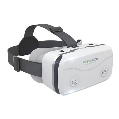 Picture of VR SHINECON SC-G15 3D Virtual Reality Box Gaming Glasses Headset For 4.5-7 inch-Multicolor