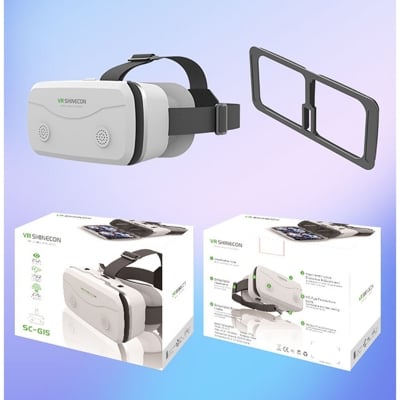 Picture of R SHINECON SC-G15 3D Virtual Reality Box Gaming Glasses Headset For 4.5-7 inch-Multicolor