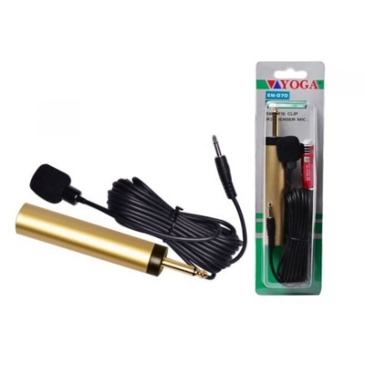 Picture of YOGA EM-070 Mini Tie Clip Condensor Microphone-Multicolor