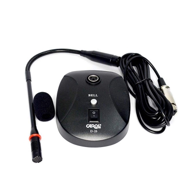 Picture of Carol Gooseneck Microphone D-28/26 Professional Meeting microphone unit-Black