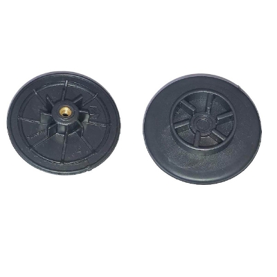 Picture of Plastic Mixer Grinder Motor Coupler 7cm with Screw hole  Black- 1 pcs-Black