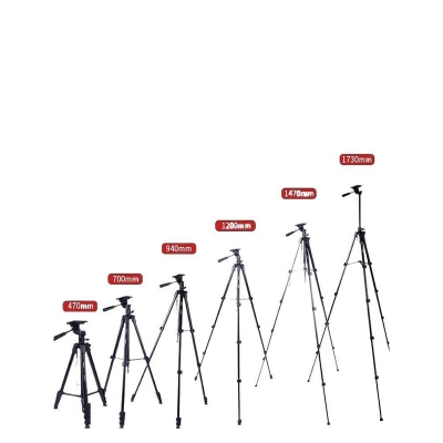 Picture of KP - 2209 1.7M Horizontal Axis Tripod for camera & mobile for Live Streaming Vlogging-Black