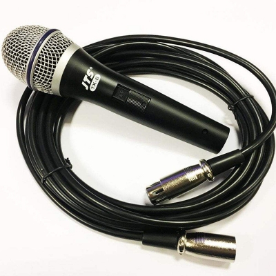 Picture of JTS TX-8 Dynamic Vocal Performance Microphones with XLR Cable-Black