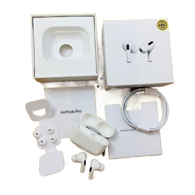Picture of Airpods Pro, ANC 1st generation Wireless Earbuds White-White