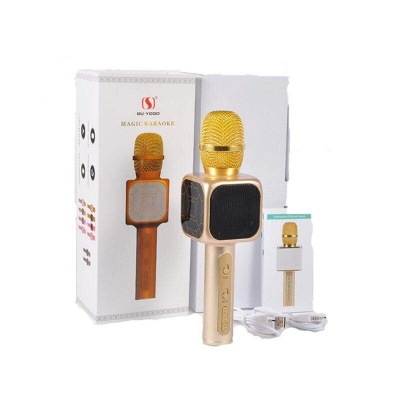 Picture of Professional Wireless, Speaker, Recorder & Microphone Handheld Microphone Handheld Cellphone Karaoke Player Support USB/ Micro SD card/ MP3 Player & Bluetooth