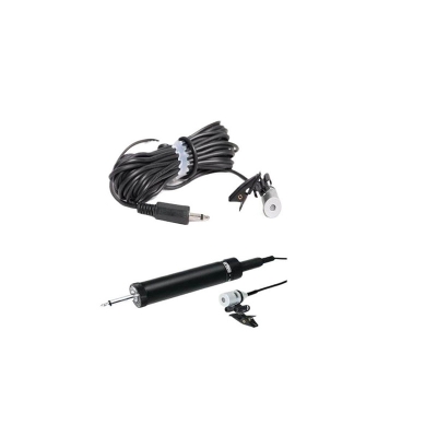 Picture of Ahuja UTP-30 Lapel Microphone With cable length 6 meter- Black