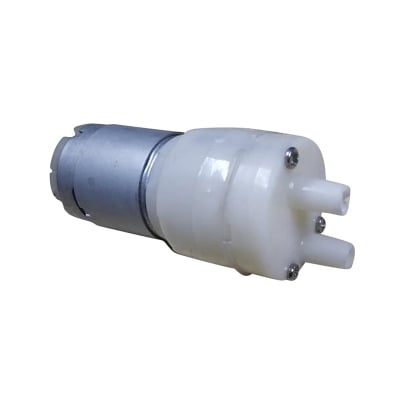 Picture of Premium Quality - Compact Portable Silent Mini Air Pump Motor - White And Silver - Power Bank Circuit - motor - Sustainable Option-White