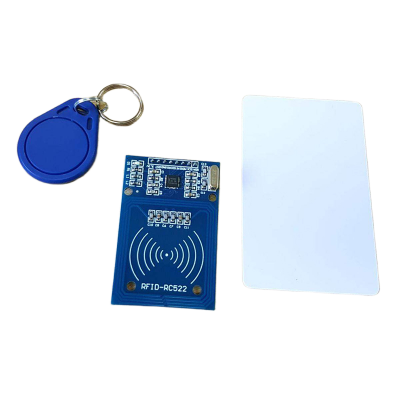 Picture of RF-ID track module 13.56MHz , MF - RC522 interface with Node-MCU using Arduino-Blue