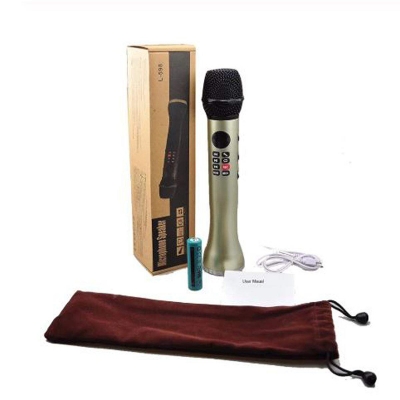 Picture of Wireless Karaoke Microphone Handheld Bluetooth Speaker Singing Recordng Microphone High Volume Long Battery Life-Multicolor