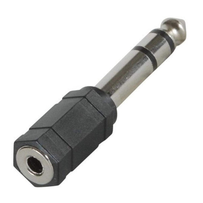 Picture of 3.5mm Female to 5.5mm male Converter Adapter Connector Jack-Black