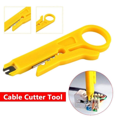Picture of Famure Mini Portable Wire Stripper Crimper Pliers Crimping Tool Cable Stripping Wire Cutter Multi Tools Cut Line Pocket Multitool-Multicolor