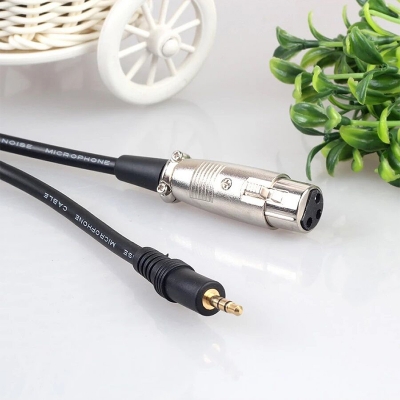 Picture of XLR Female To 3.5mm Microphone Cable 1.5M or 5M feet for condenser, dynamic microphone