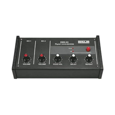 Picture of Ahuja DMX-22 Mixer AC 220 & DC 12V 2 Channel Mixer Preamplifier for Echo, Reverb, Chorus, Effects-Black
