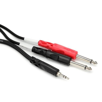 Picture of Cable Matters High-Quality 3.5mm TRS to Dual 6.35mm TS Audio Splitter Cable 5ft for Laptop, Tablet, Speaker