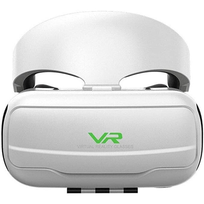 Picture of Shinecon SC-G02EF Vr glasses mobile phone 3D high definition blue lens virtual reality mirror Virtual Reality Headset  3D Virtual Reality Movies Glasses Compatible for 4.7''-6'' Cell Phone-White