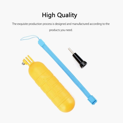 Picture of Go Pro Accessories Yellow Floating Grip Monopod Handle Tripod For Gopro Hero 7 6 5 for Xiaomi for Yi 4k for eken-Yellow