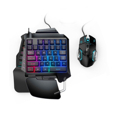 Picture of K-Snake Game Console Accessories Keyboard Mouse Adapter PC Game Experience-Black