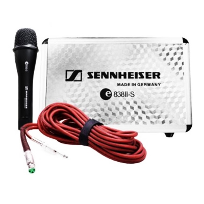 Picture of Professional Heavy-Duty Microphone Sennheiser E 838II-S Made in Germany Black-Black