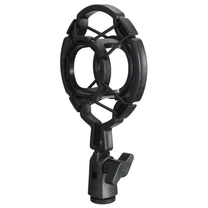 Picture of Universal Professional Condenser Microphone Mic Shock Mount Holder Studio Recording Bracket For Large Diaphram Mic Clip-Black