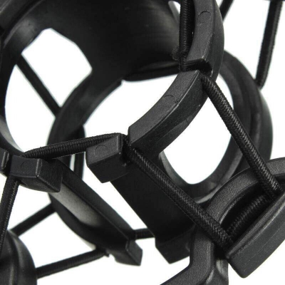 Picture of Universal Professional Condenser Microphone Mic Shock Mount Holder Studio Recording Bracket For Large Diaphram Mic Clip-Black