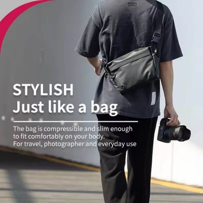 Picture of Ulanzi PB008 DSLR Camera Bag Waterproof Shoulder Video Camera Case For Canon Nikon Sony Lens Pouch photography Photo Bag-Black