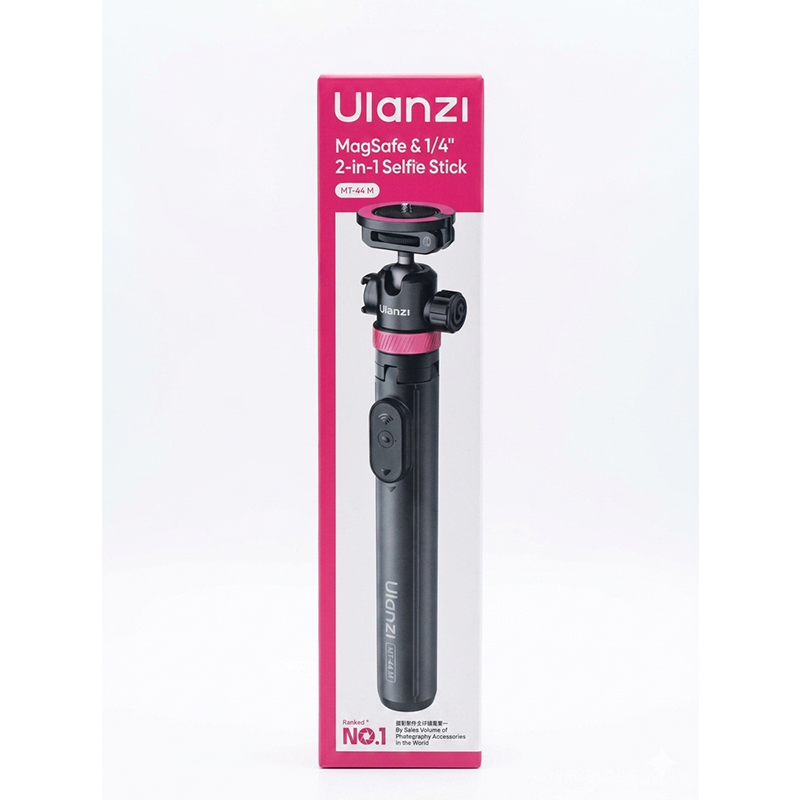 Picture of Ulanzi MT-44M 2-in-1 Magnetic & 1/4" Selfie Stick Tripod-Black