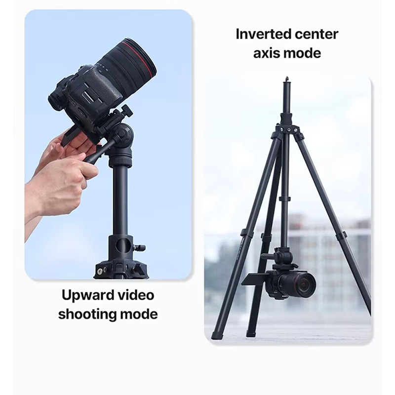 Picture of Ulanzi MT-65 1.76M Horizontal Tripod with 30M Remote Control DSLR Camera Phone Video Tripod Extended Arm for Livestream Shooting-Black